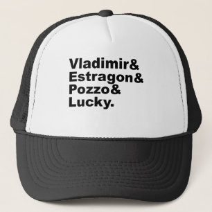 Boné Estragão de espera Pozzo de Godot - de Vladimir
