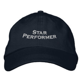 Boné Estrela de Desempenho Premium Ajustável Azul-Marin