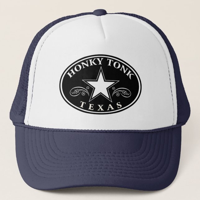 Boné Estrela do país de Tonk Texas do Honky (Frente)