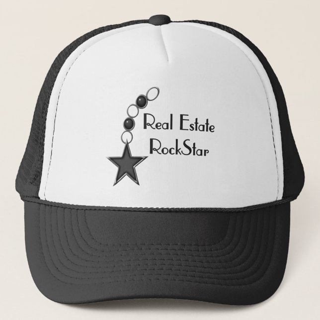 Boné Estrela do rock dos bens imobiliários (Frente)
