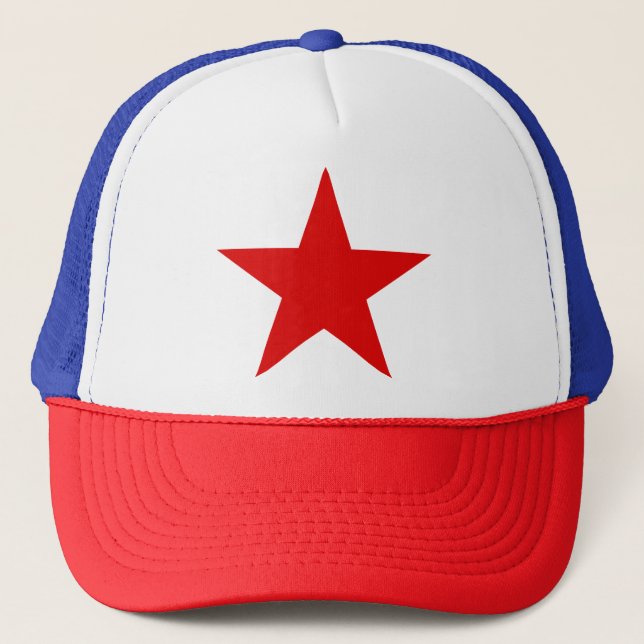 Boné Estrela Soviética Comunista da Estrela Vermelha (Frente)