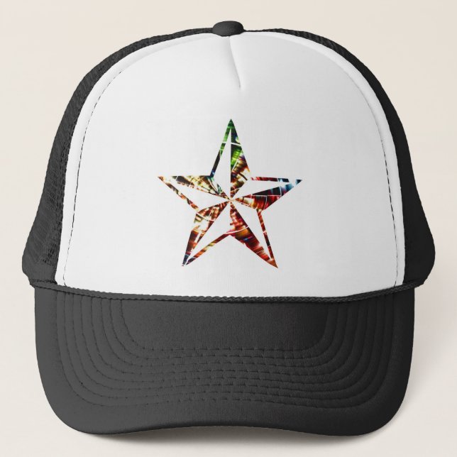 Boné Estrela V6 - Vermelho da faísca (Frente)
