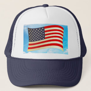 Boné Estrelas Listras da Bandeira Americana Honra Liber