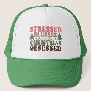 Boné Estressado, abençoado e obcecado Natal