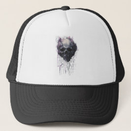 Boné Ethereal Skull Abstract Grunge Dark Art