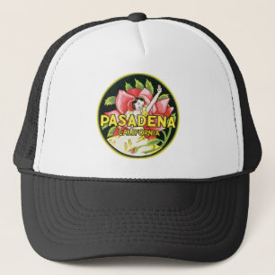 Boné Etiqueta de Bagagem Vintage da Califórnia