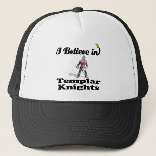 Boné eu acredito nos cavaleiros templários