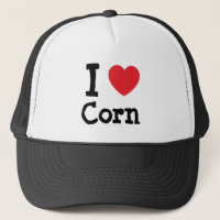 Eu adoro Camiseta Corn Heart