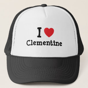 Boné Eu adoro Clementine Heart Shirt