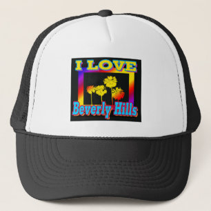 Boné Eu adoro Colinas de Palma da Beverly na caixa chap