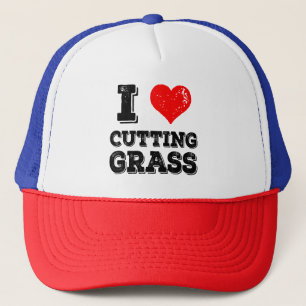 Boné Eu Adoro Cortar Grass Engraçada Cuidados Legais