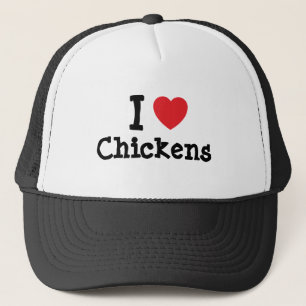 Boné Eu adoro frango personalizado personalizado