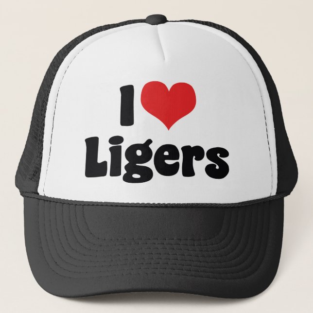 Boné Eu adoro ligers de coração (Frente)