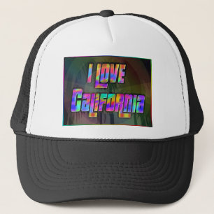 Boné EU ADORO O Chapéu Futuro Brilhante Da Califórnia
