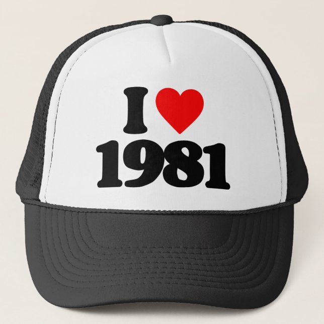 BONÉ EU AMO 1981 (Frente)