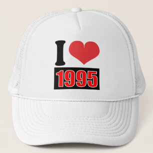 Boné Eu amo 1995 - chapéu