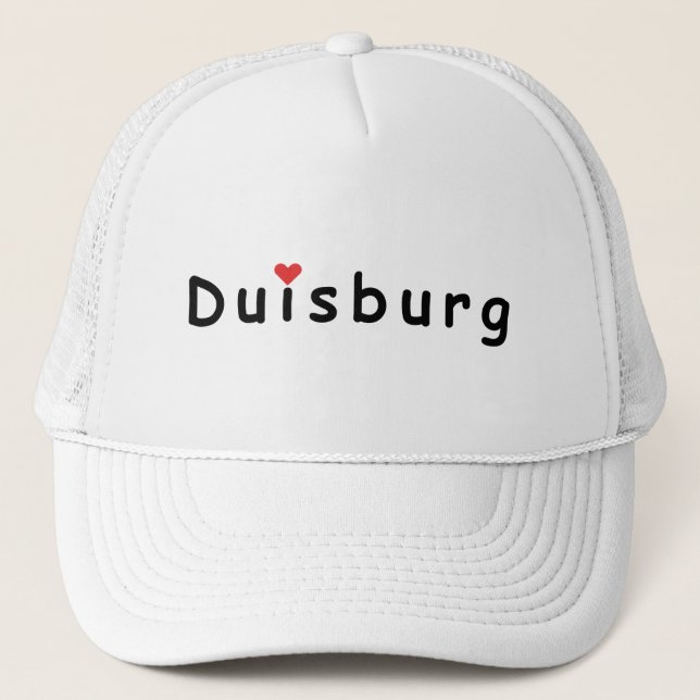 Boné Eu amo a Alemanha Duisburg (Frente)