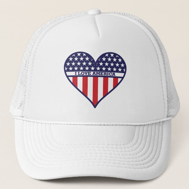 Boné Eu amo a América (Frente)