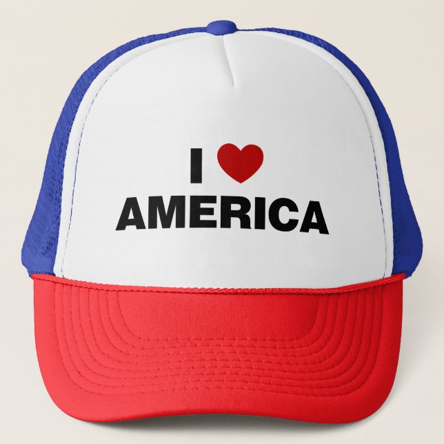 Boné Eu amo a América (Frente)