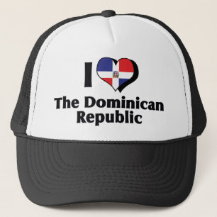 Boné Eu Amo A Bandeira Da República Dominicana