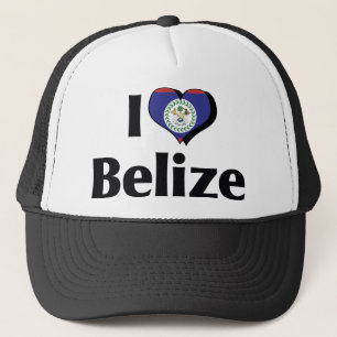 Boné Eu Amo a Bandeira de Belize