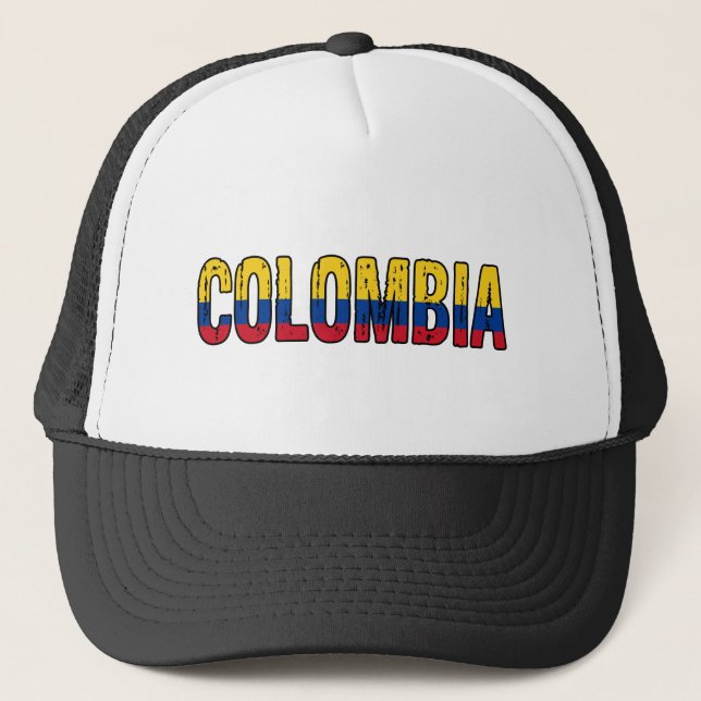 Boné Eu amo a Colômbia (Frente)