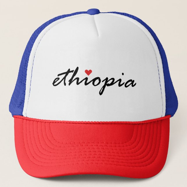 Boné Eu amo a Etiópia (Frente)