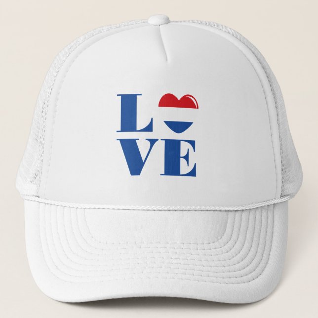 Boné Eu amo a Holanda (Frente)