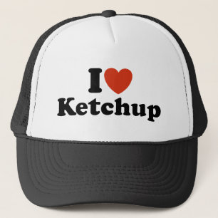 Boné Eu amo a ketchup