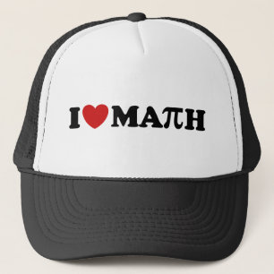 Boné Eu amo a matemática