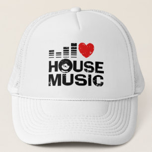 Boné Eu amo a música da casa