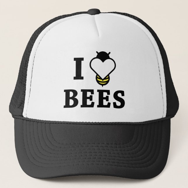 Boné Eu Amo Abelhas (Frente)