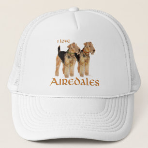 Boné Eu Amo Airedales