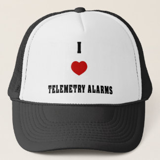 Boné Eu amo alarmes da telemetria