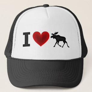 Boné Eu amo alces