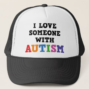 Boné Eu amo alguém com autismo