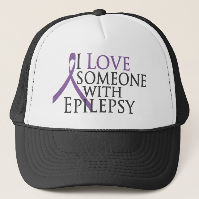 Boné eu amo alguém com epilepsia (Frente)