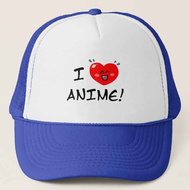 Boné Eu Amo Anime (Frente)