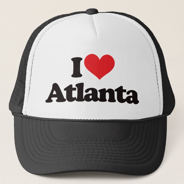 Boné Eu amo Atlanta (Frente)