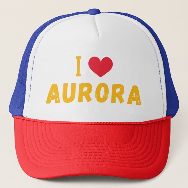 Boné Eu amo Aurora, Colorado (Frente)