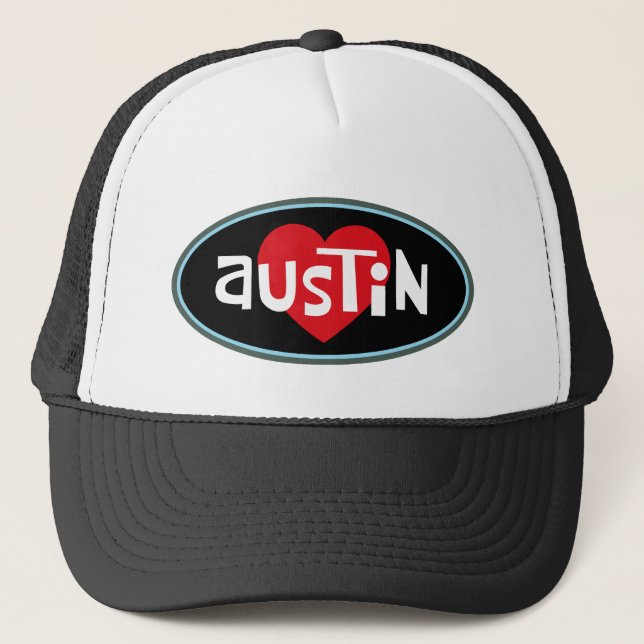 Boné Eu amo Austin (Frente)