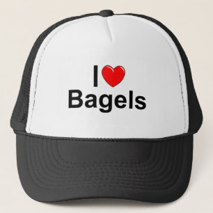 Boné Eu amo Bagels (do coração)