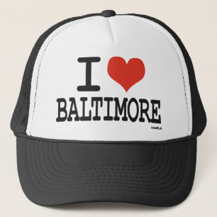 Boné Eu amo Baltimore