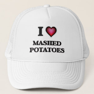 Boné Eu amo batatas trituradas