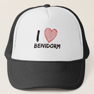 Boné Eu amo Benidorm