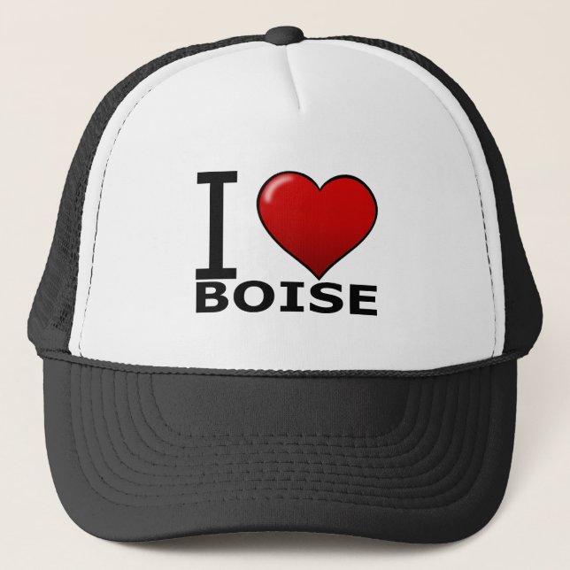 BONÉ EU AMO BOISE, IDENTIFICAÇÃO - IDAHO (Frente)