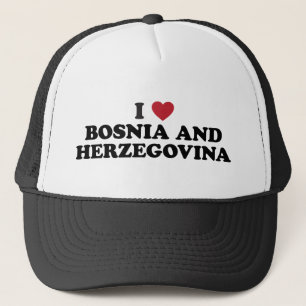 Boné Eu amo Bósnia e Herzegovina