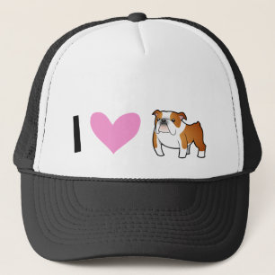 Boné Eu amo buldogues