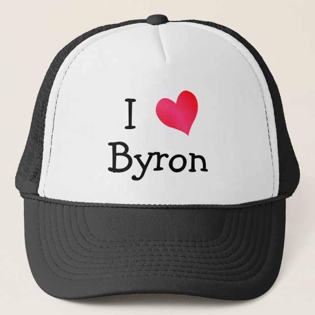 Boné Eu Amo Byron (Frente)