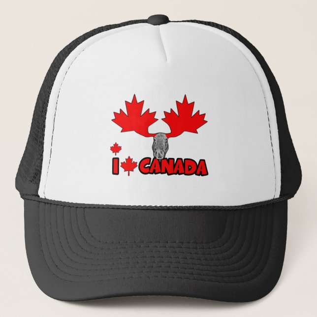 Boné Eu amo Canadá (Frente)